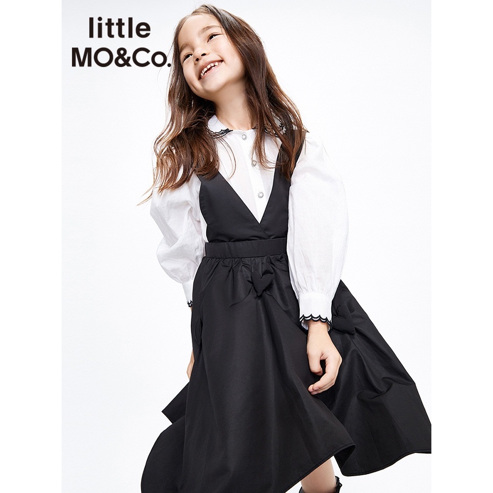 little moco童装春夏新款女童中长款背心连衣裙裙子#KBB1DRS040