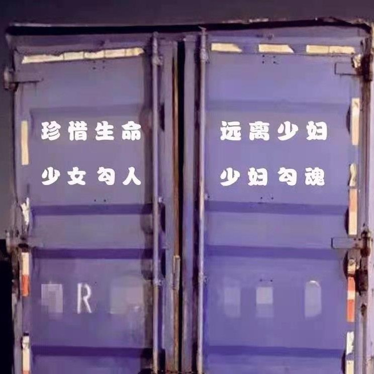 大货车个性潮流后尾车身贴纸珍惜生命远离少妇加强反光防水防晒贴