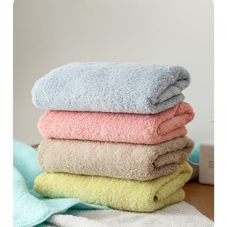 UCHINO/内野素色典雅面巾pro马卡龙色全棉面巾