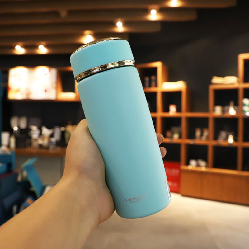 高档创意304不锈钢真空保温水杯便携男女商务办公泡茶杯咖啡杯子
