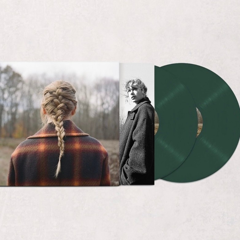 霉霉 泰勒斯威夫特专辑 Taylor Swift Evermore 绿胶2LP唱片