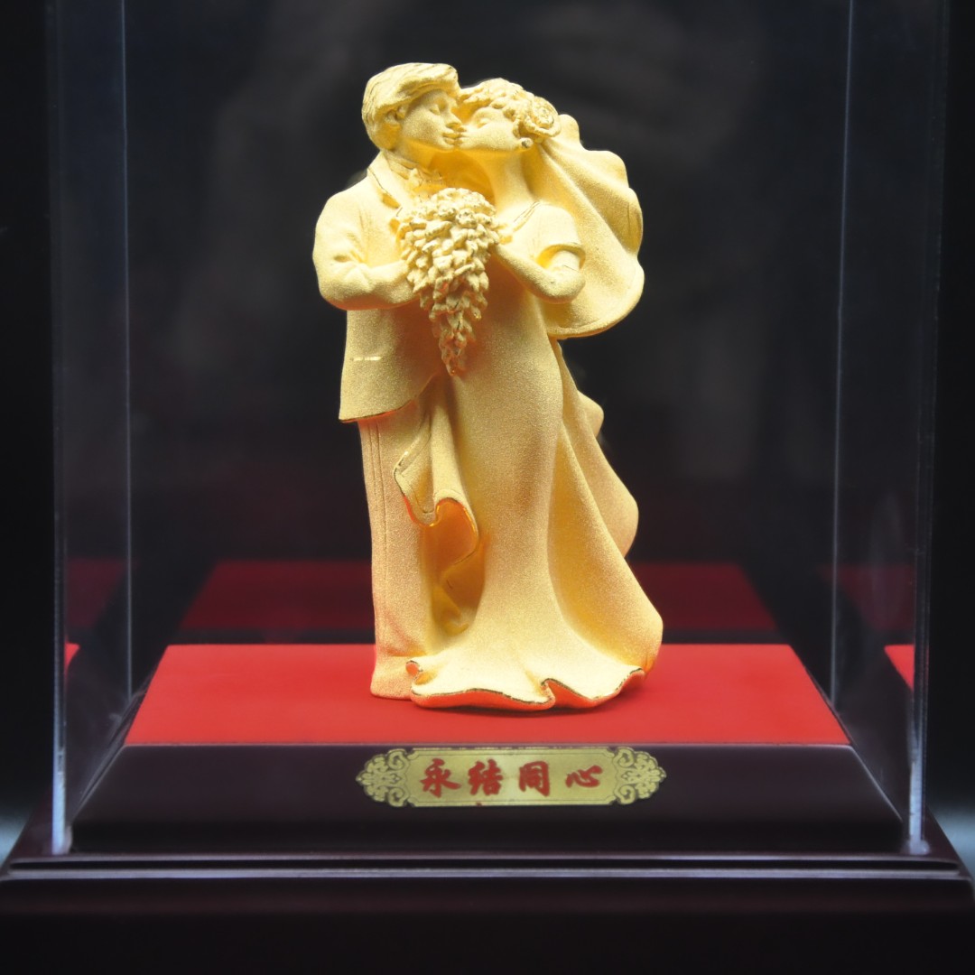 《永结同心》婚庆礼品家居摆件  结婚情侣送礼礼物   3538L