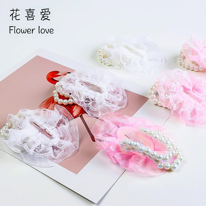 花喜爱手工DIY带珠配件 新娘婚庆伴娘姐妹手腕花珍珠花手挽花配饰