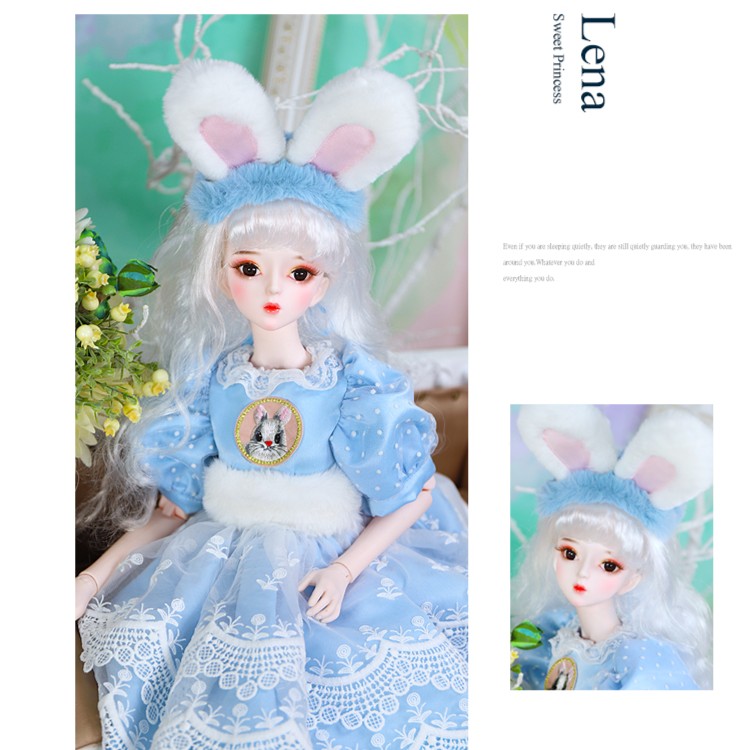 德必胜DBS梦幻系列60cm女孩bjd3分换装洋娃娃仿真玩具生日礼物