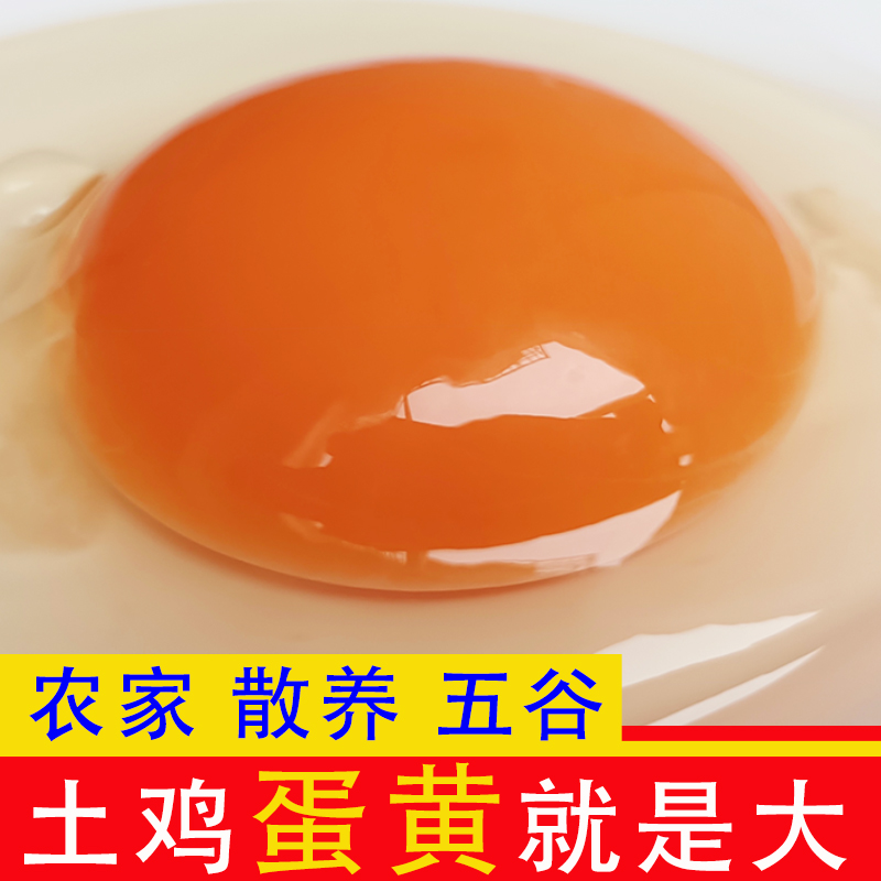 正宗农村土鸡蛋散养新鲜士鸡蛋农家谷物鲜月子蛋笨鸡蛋30枚