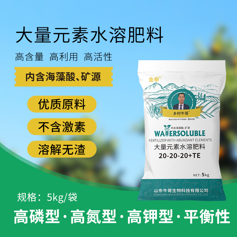 大量元素膨果肥【20-20-20平衡肥】