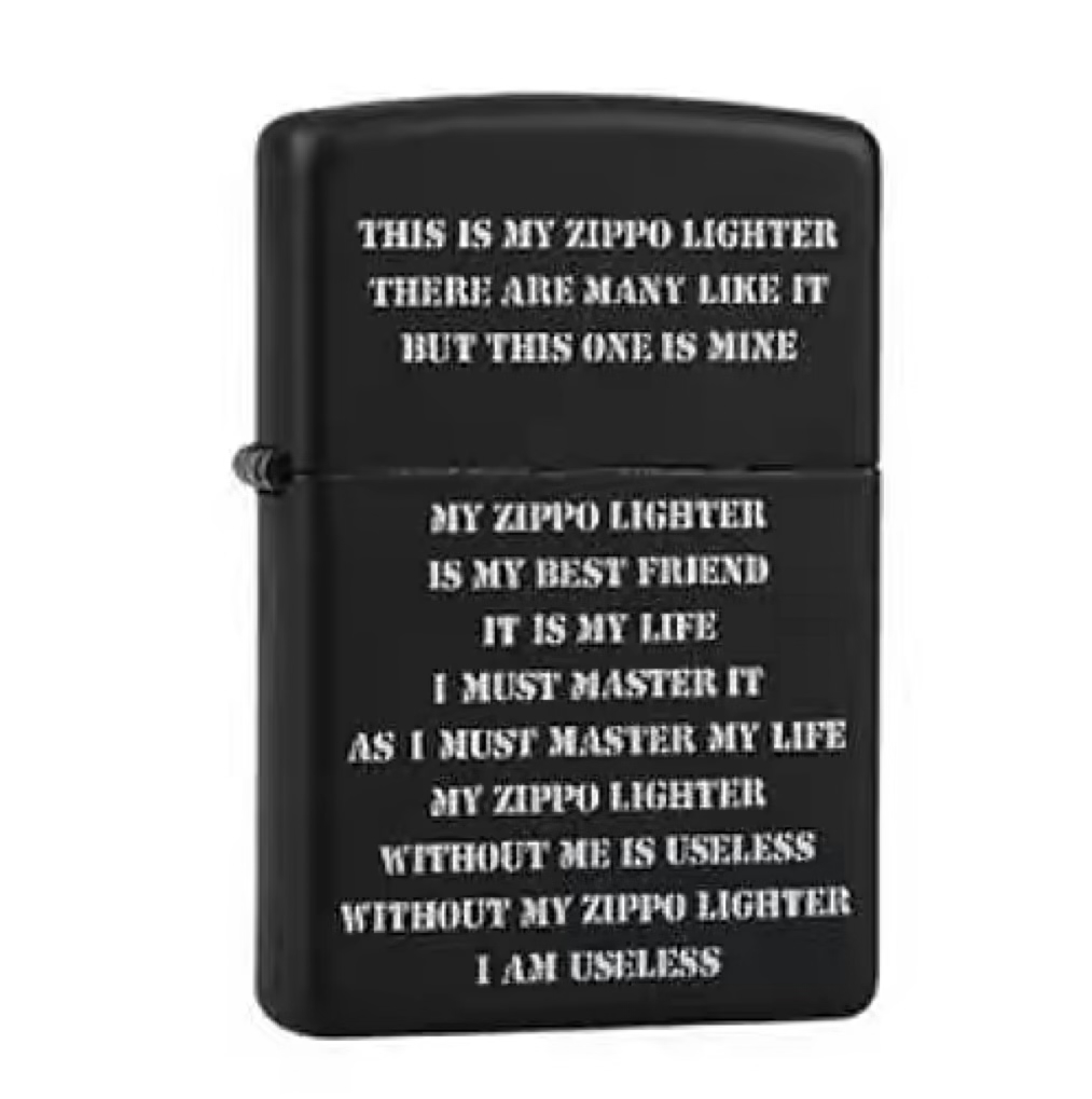 zippo打火机美国 24710 zippo与我 美版原版 MBJ1