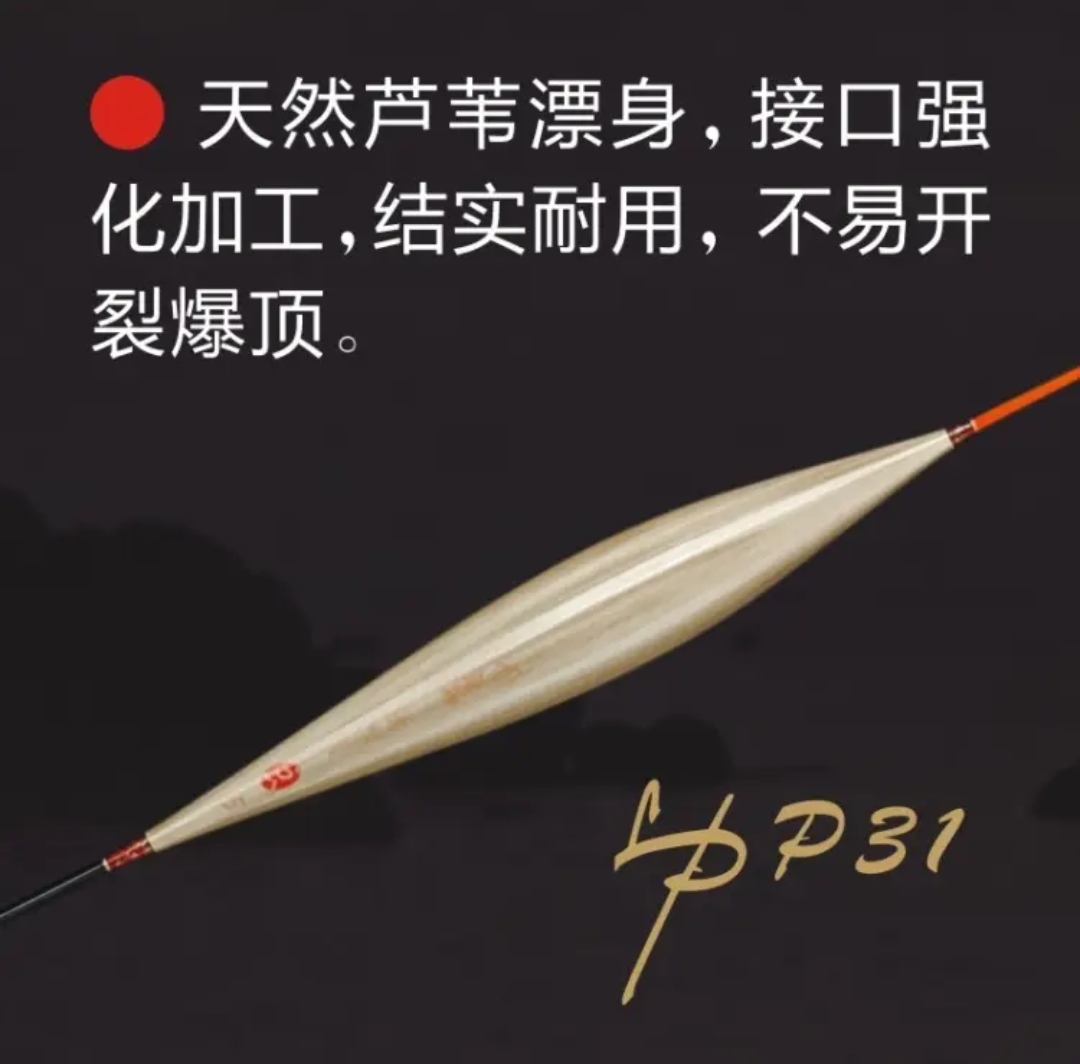 阿卢p31休闲黑坑临底接轻口浮漂芦苇浮漂