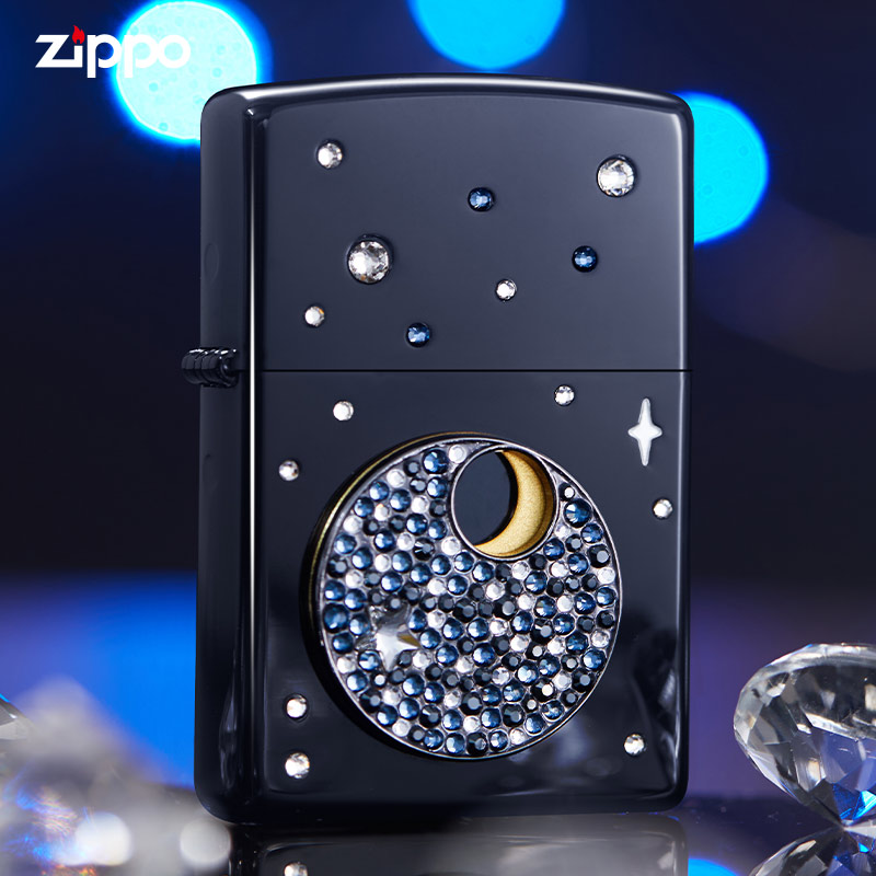 ZIPPO打火机【星动夜】官方正品正版煤油防风打火机礼物TC9901TZ