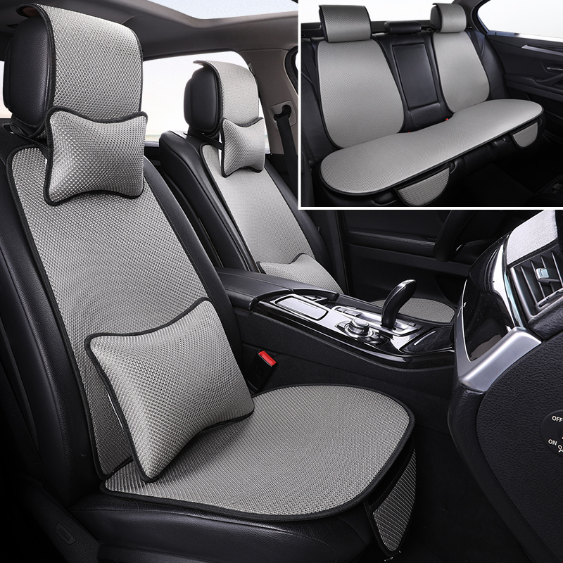 汽车坐垫冰丝通用透气防滑耐磨小蛮腰车坐垫五座车型四季