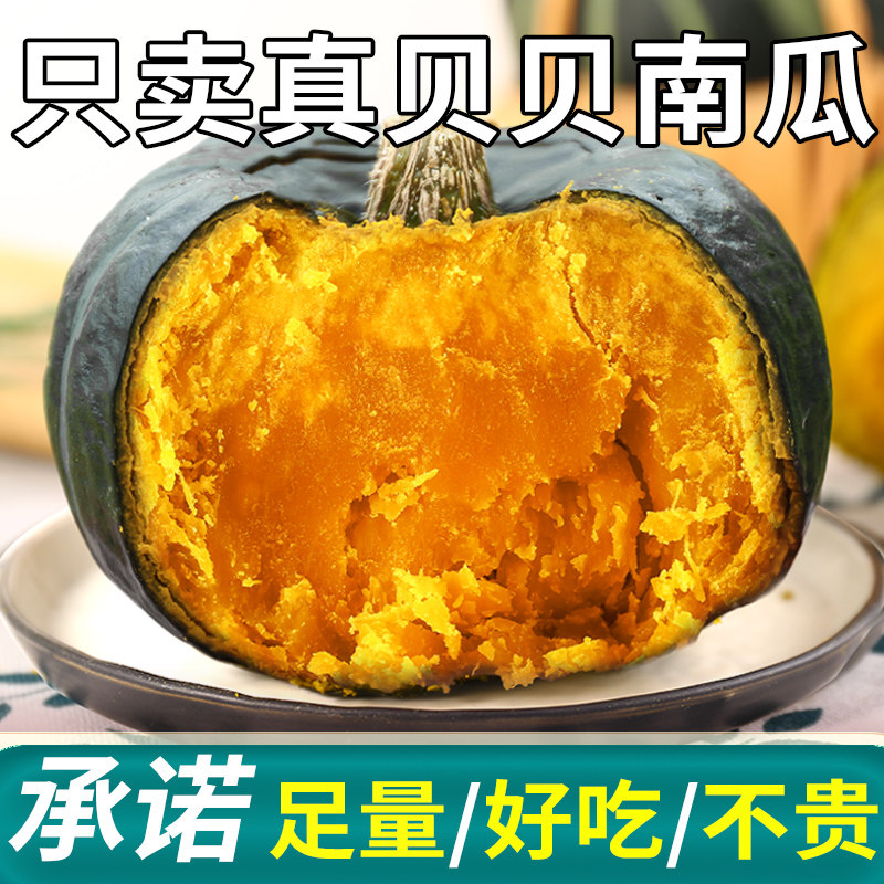 【粉丝专属】山东潍坊正宗贝贝南瓜5斤装 粉糯香甜 坏果包赔