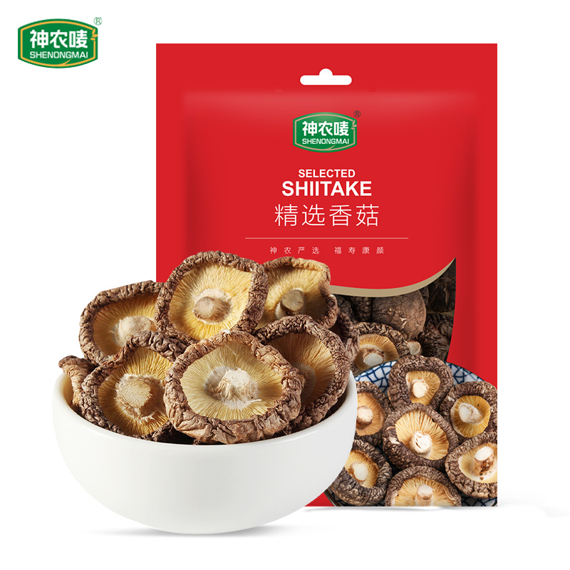 神农唛贵州原生态干菌精选香菇180g/袋干货煲汤食材