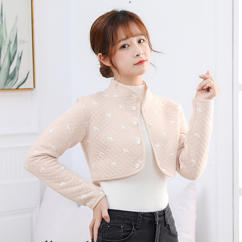 纯棉护肩护肩膀坎肩颈椎睡觉月子睡觉保暖女产妇空调房防寒披肩夏