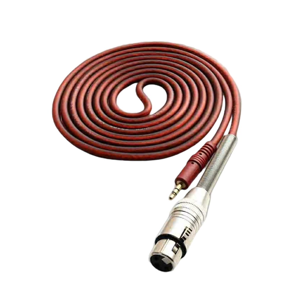 话筒麦克风线3.5mm通用卡侬线电容麦动圈麦线卡农线专业录音舞台