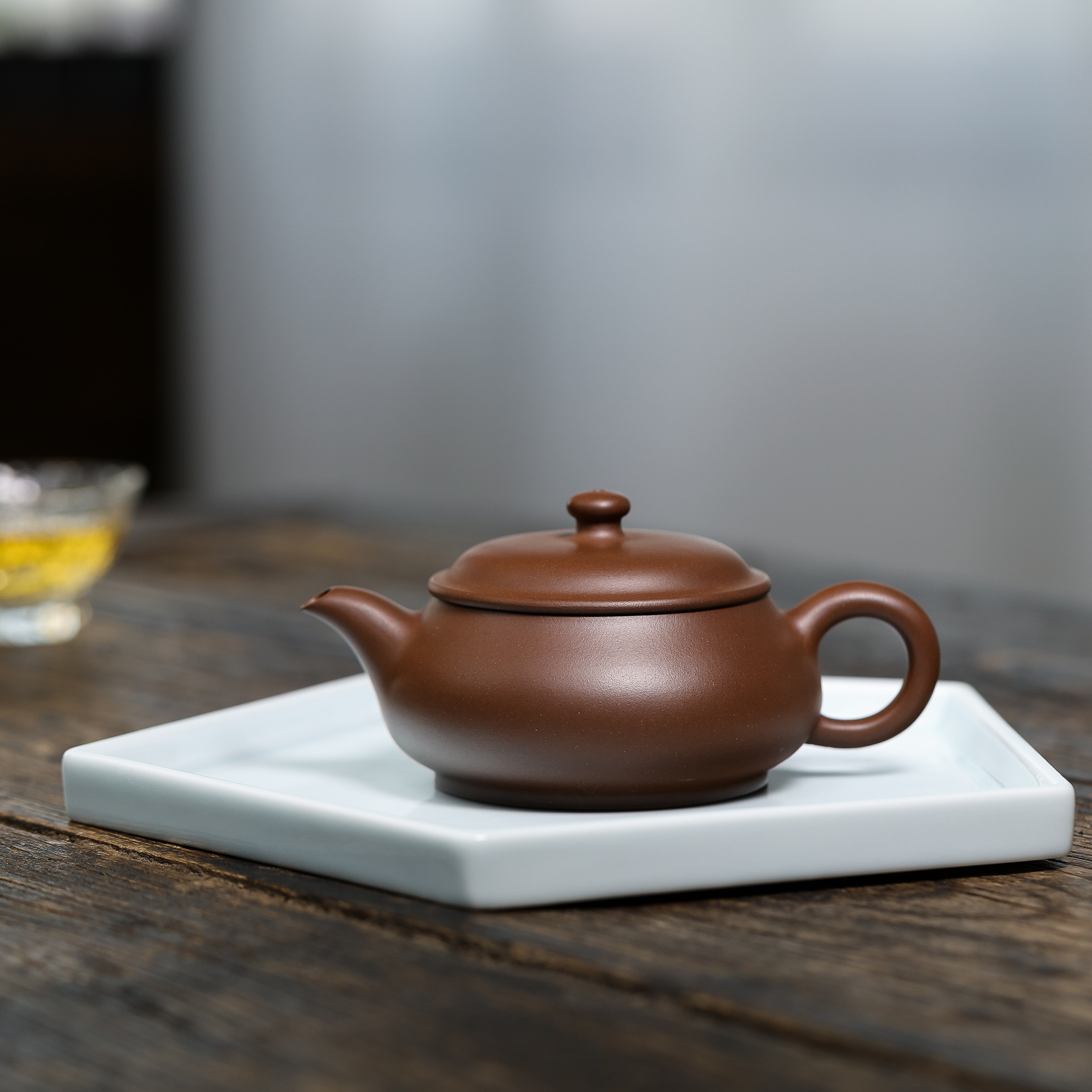 荆溪紫砂【明炉】160cc  陈腐老紫泥  宜兴紫砂壶