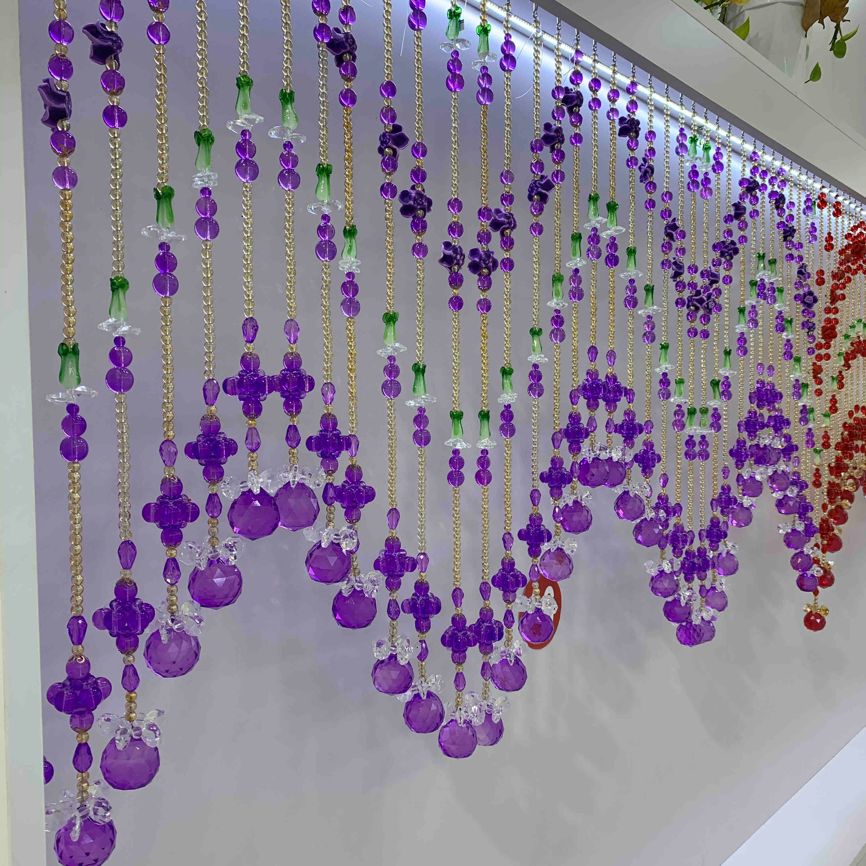 财源滚滚水晶帘 大灯笼 特殊定制有%15工费扣除