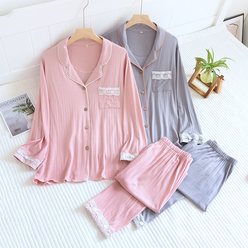 夏季莫代尔300斤月子服哺乳大码喂奶薄款孕妇