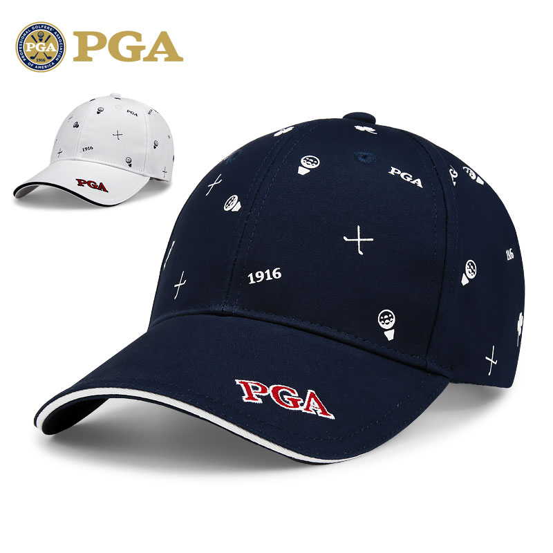 美国PGA 高尔夫男士球帽  防晒遮阳 职业款男帽 透气舒适 可调节 