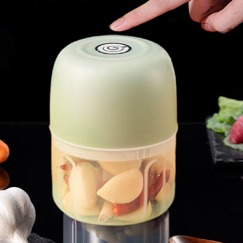 电动打蒜器蒜泥神器电动料理机蒜蓉搅碎多功能蒜器搅蒜器碎姜神器