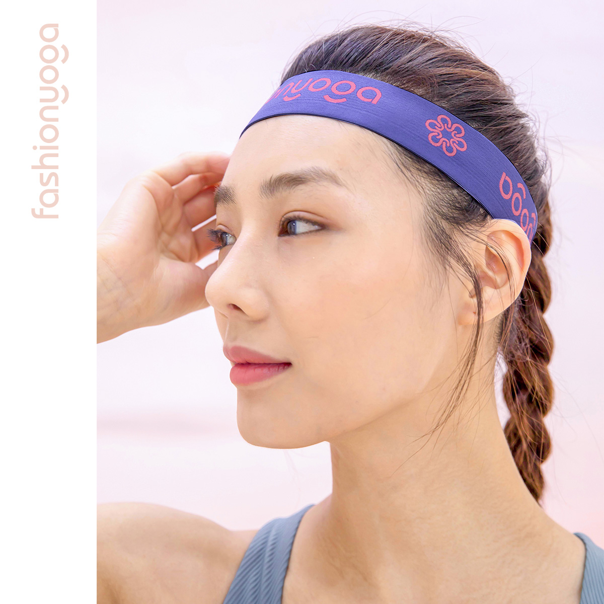 凡圣瑜伽运动发带头带女时尚简约弹力户外止汗跑步健身头戴FW020