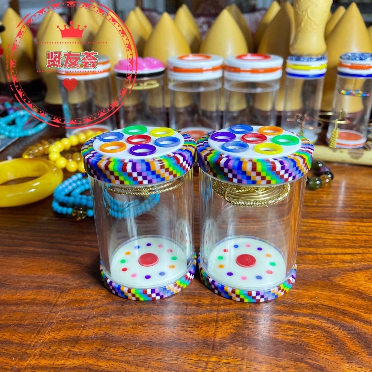 海派马赛克60蝈蝈叫罐 蝈蝈叫罐有机玻璃叫罐 海派马赛克 高度90