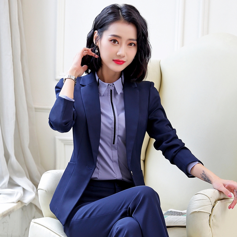 爆款职业装女装套装2025新款OL时尚工装西装套装女面试正装工作服