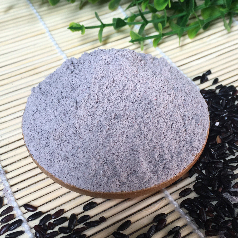 现磨纯东北黑米粉生黑米面粉农家五谷杂粮粗粮面粉杂粮五斤包邮