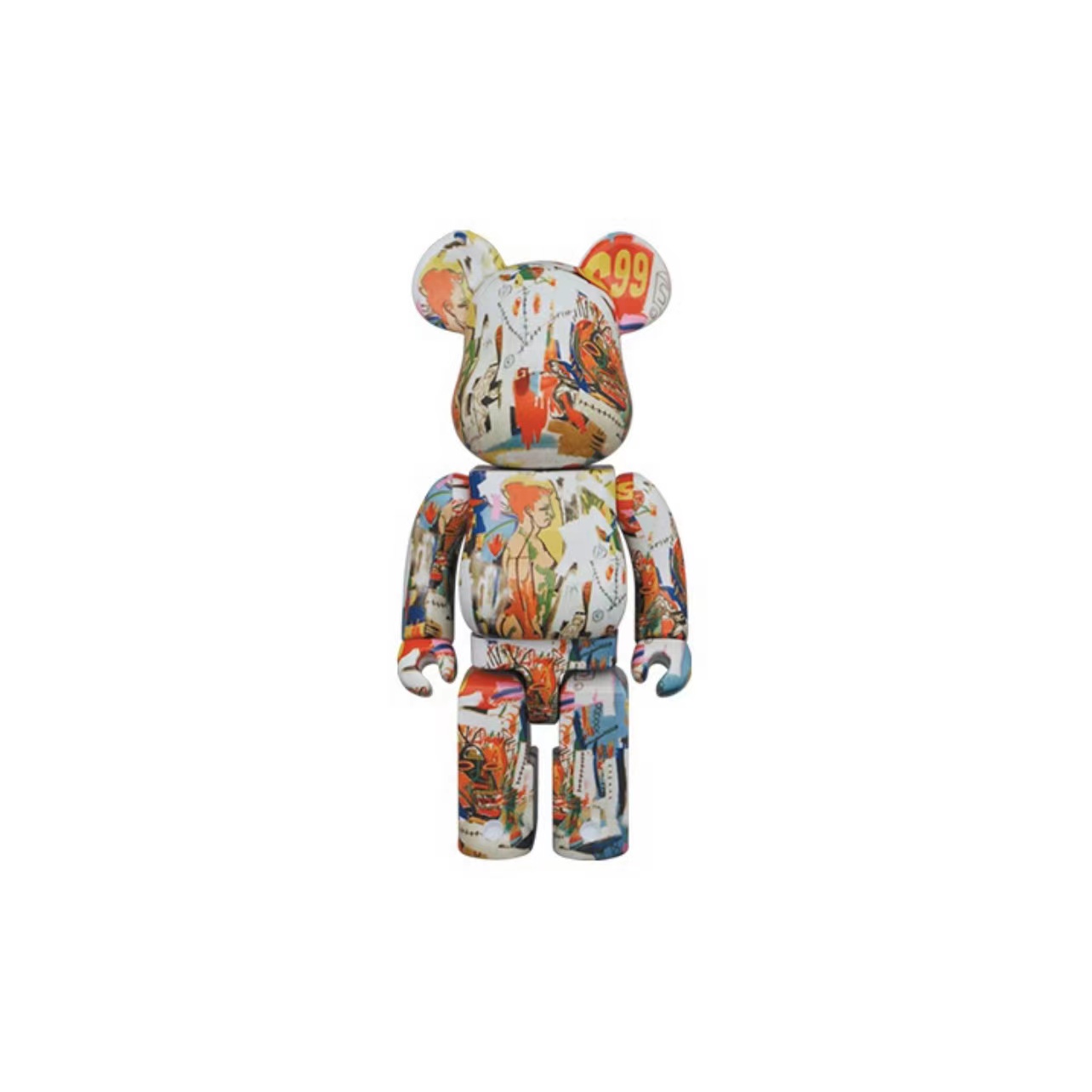 Bearbrick 积木熊 巴安4 四代1000% 安迪沃霍尔x巴斯奎特联名款4