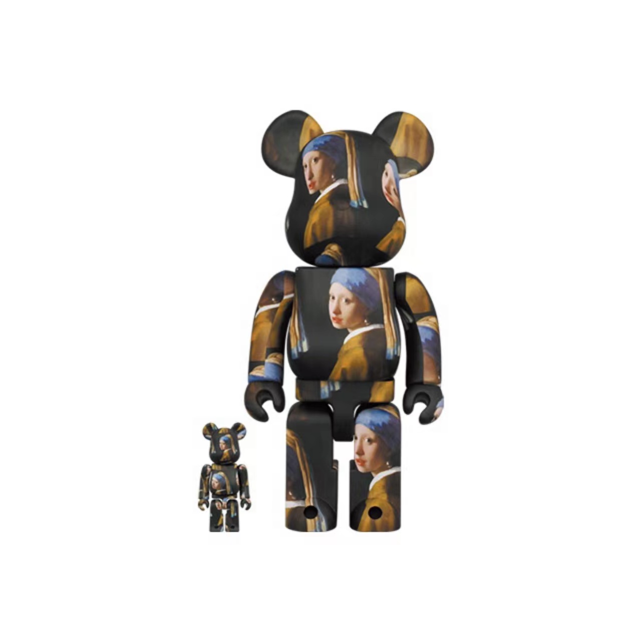 Bearbrick 积木熊 珍珠女孩 400%+100%