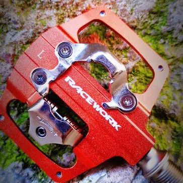 自行车脚踏锁踏、平踏两用脚踏！竞技高强度培林铝合金脚踏