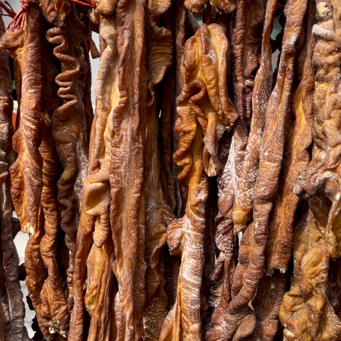 散装散货现称资格四川烟熏农家传统腌制腊肥肠猪大肠烟熏肥肠500g