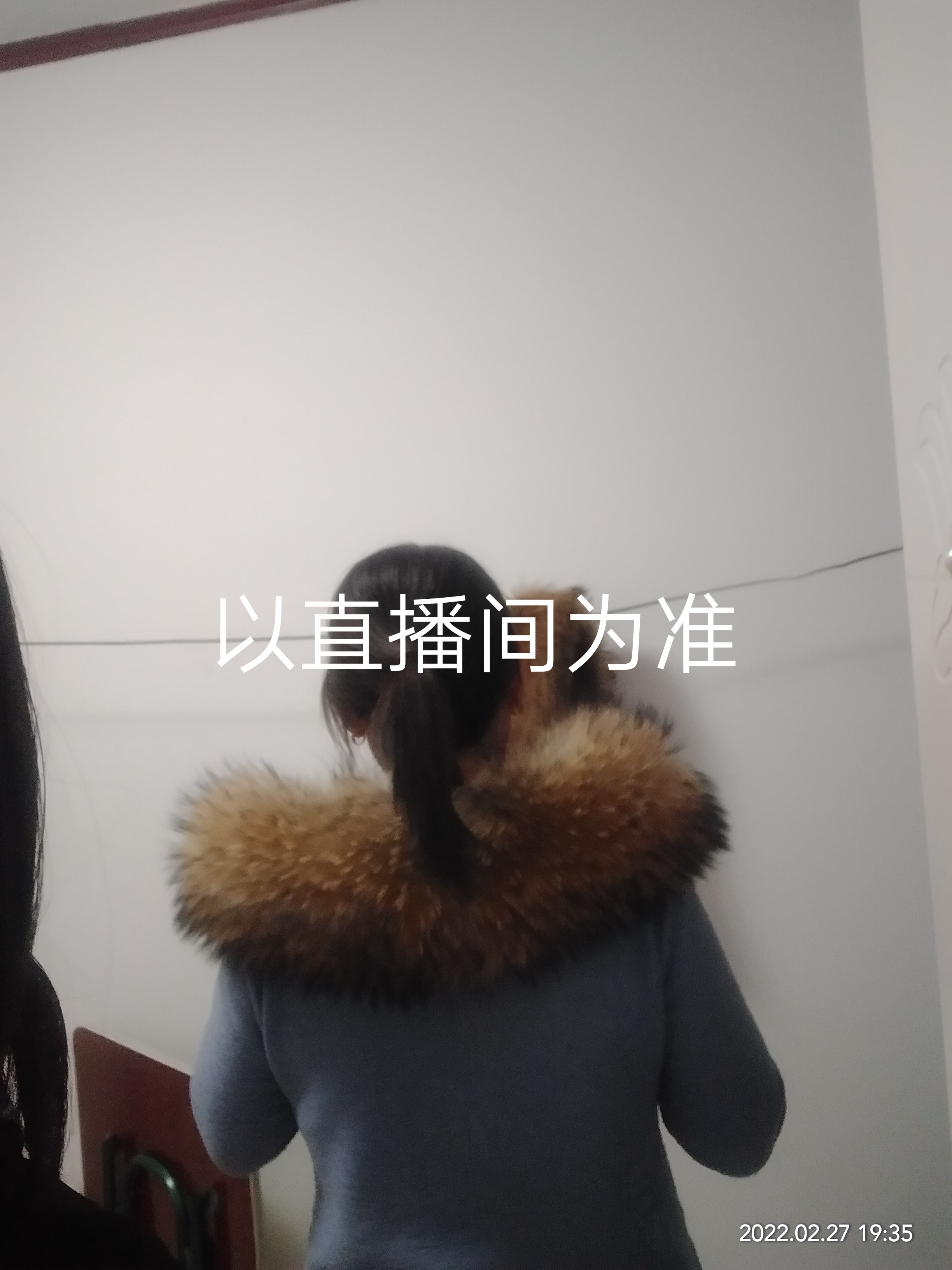 新款星星领子小真毛搭配羽绒服派克通用领子白搭