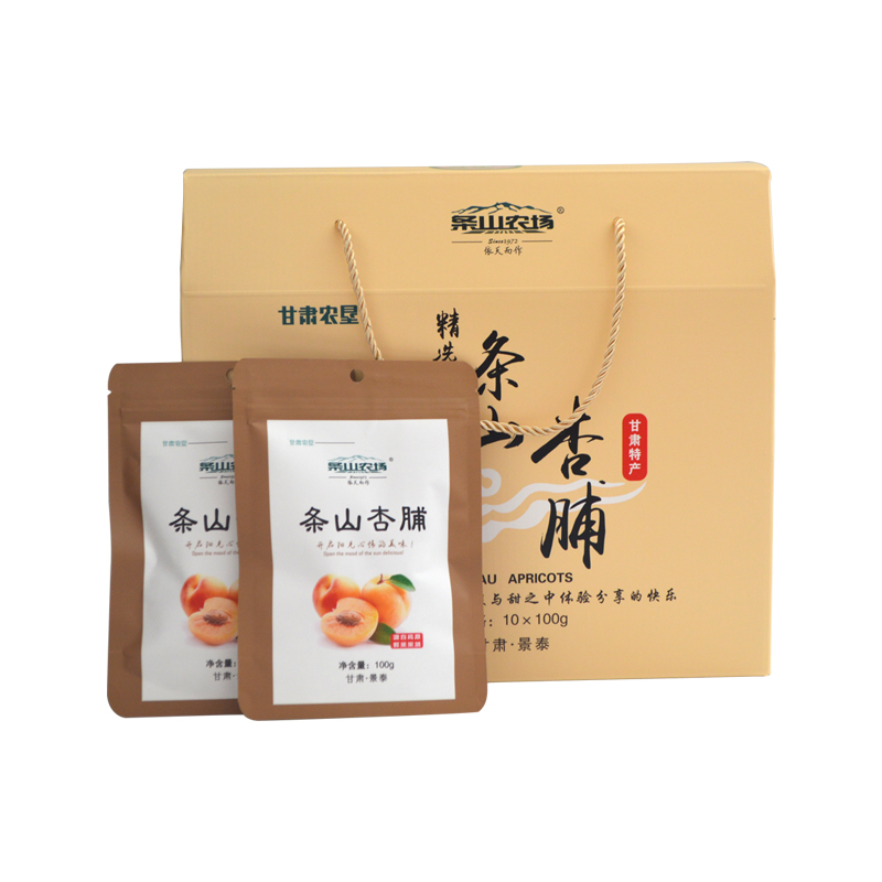 杏脯蜜饯果干礼盒营养食用饱满口感精品精选酸甜肉厚产地