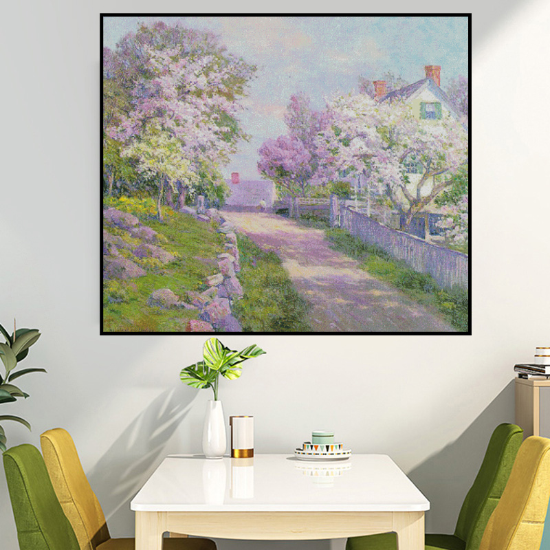 GK春天的格洛斯特巷十字绣自己绣DIY手工