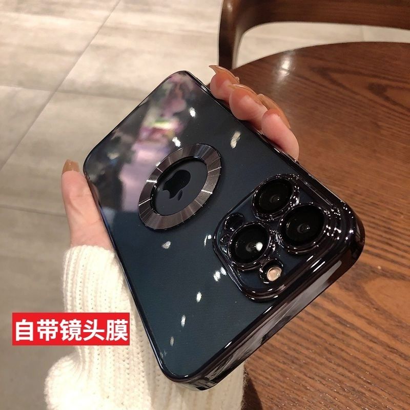 散热自带镜头膜苹果13手机壳iPhone12电镀防摔11套X/XS/XR漏标13p