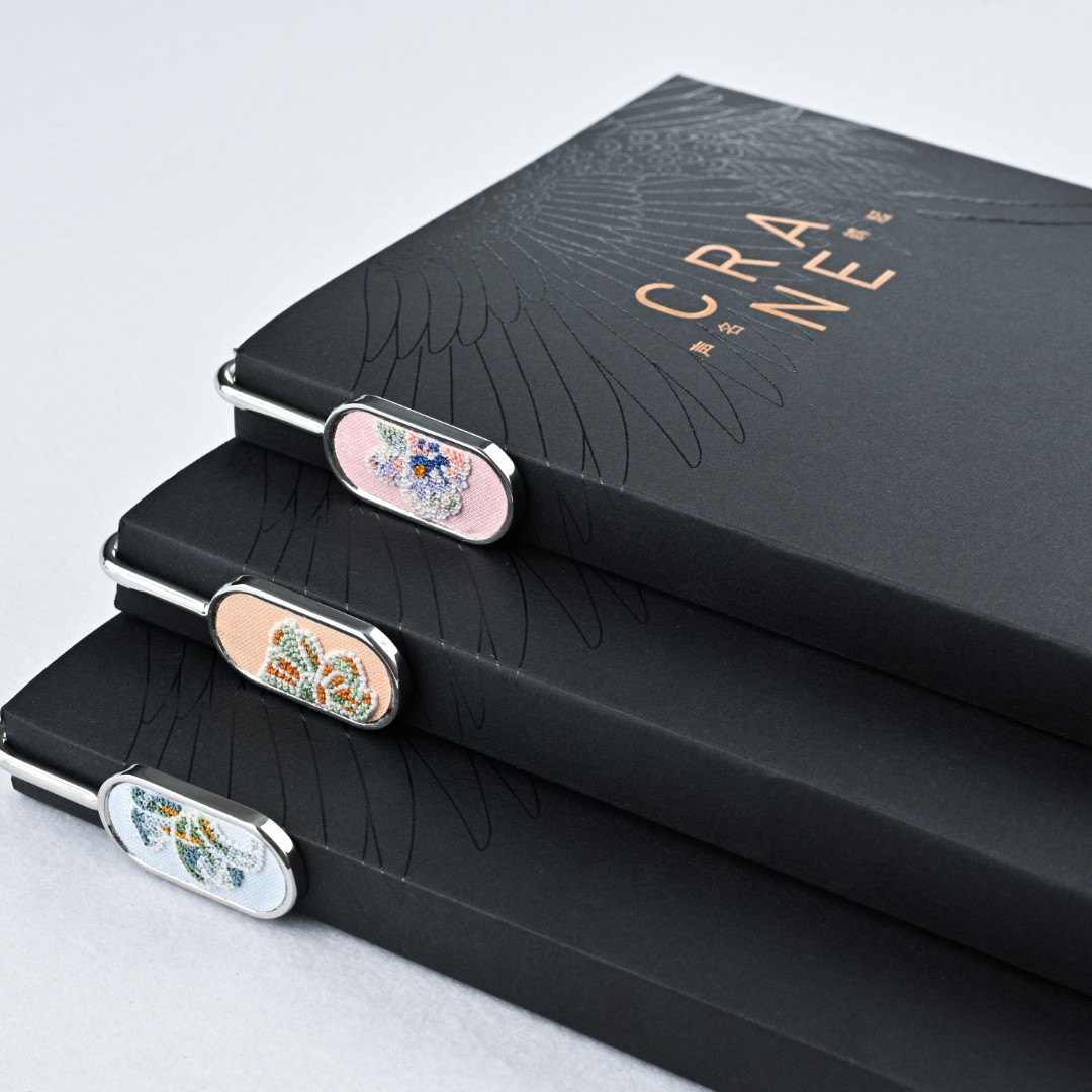 姚绣 花韵系列刺绣书签  手工苏绣  