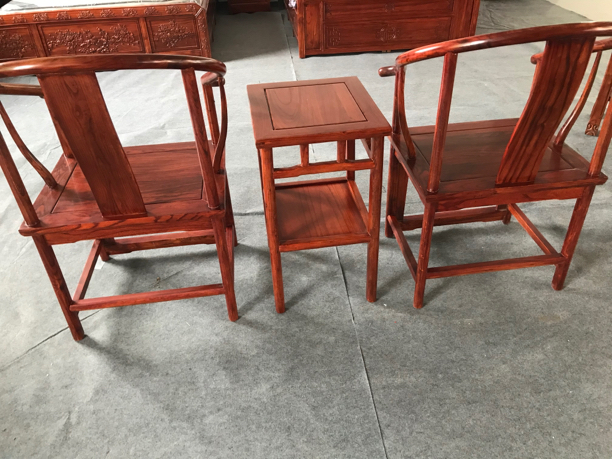 北方榆木明式圈椅
