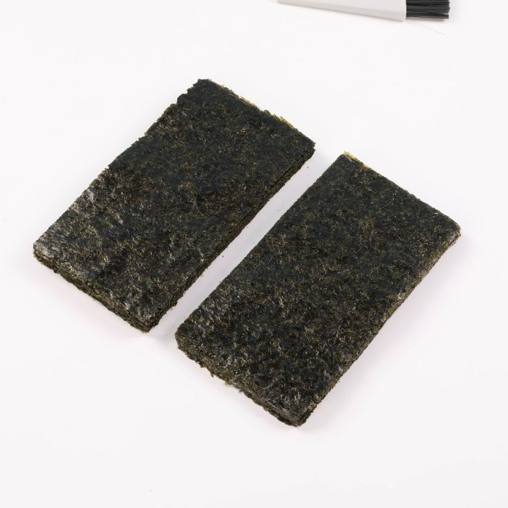 笑口喵半切海苔寿司海苔 台湾饭团专用烤海苔手卷紫菜包饭100张