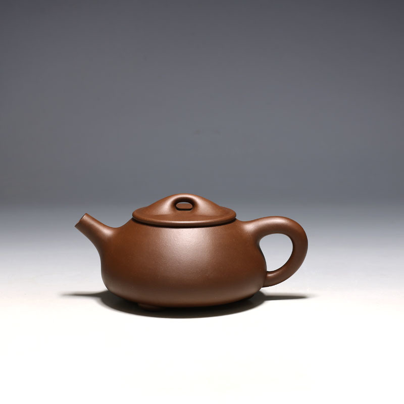 明理茶艺 宜兴紫砂壶 茶壶 徐达明全手工 540CC石瓢壶