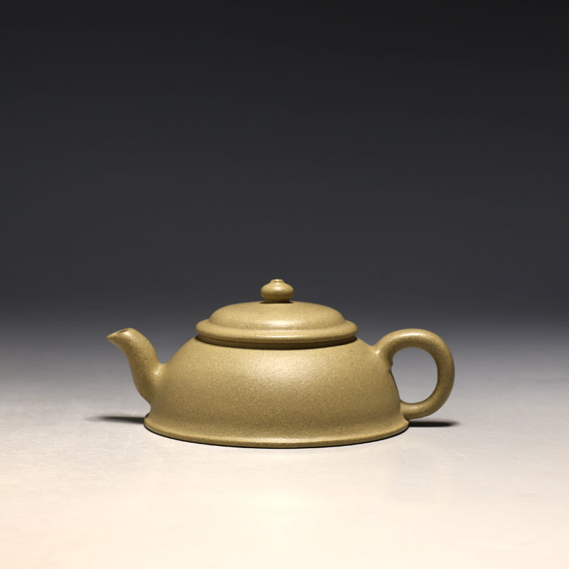 明理茶艺 宜兴紫砂壶 徐达明弟子姜敏纯手工 120CC月亭茶壶本山段