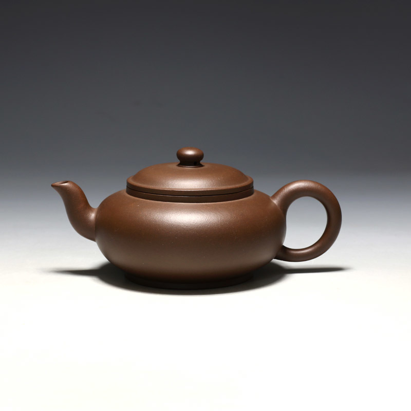 明理茶艺  宜兴紫砂壶 全手工茶壶 张红华 400CC潘壶