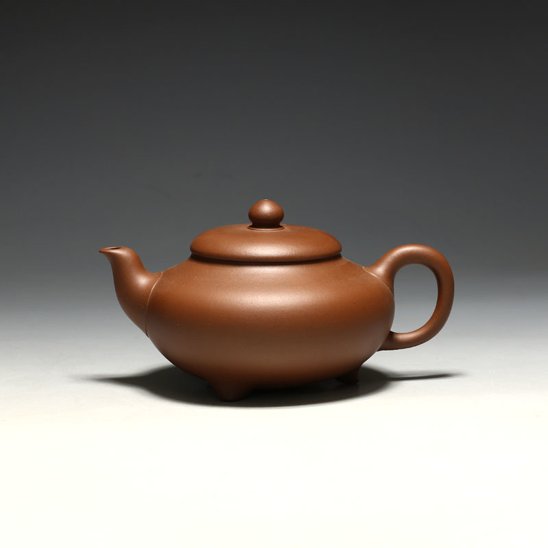 明理茶艺 宜兴紫砂壶 许艳春 490CC金鼎如意茗壶 茶壶