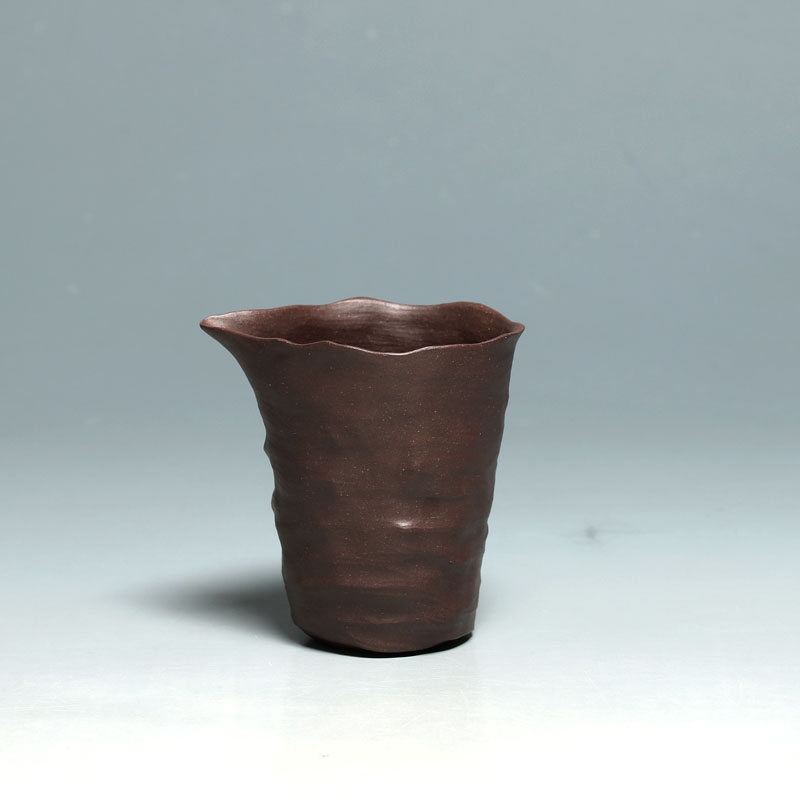 明理茶艺宜兴紫砂杨美琴全手工陶瓷公道杯纯手工120CC茶杯分茶器