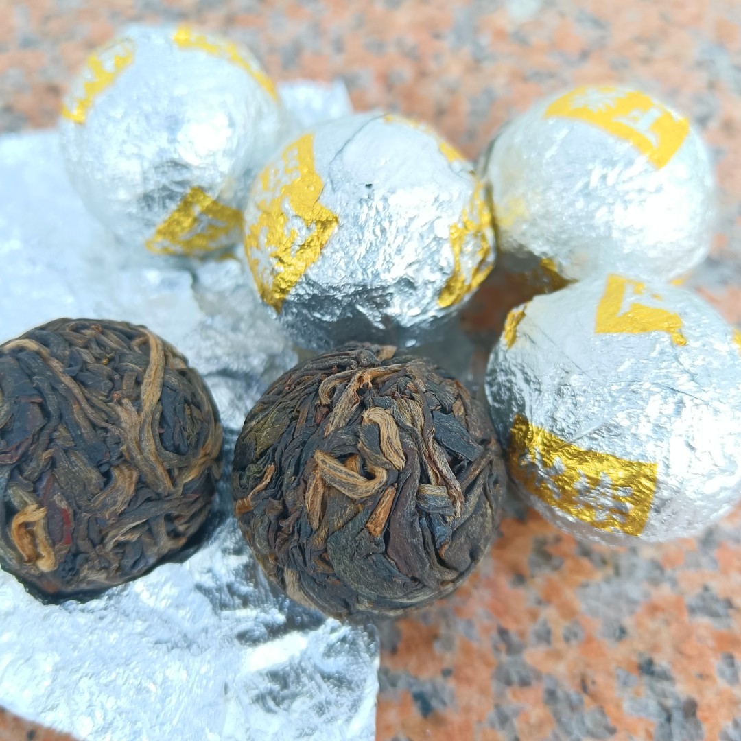 下关沱茶四星大白菜龙珠 普洱茶 紧压茶 8克1粒*5粒1包