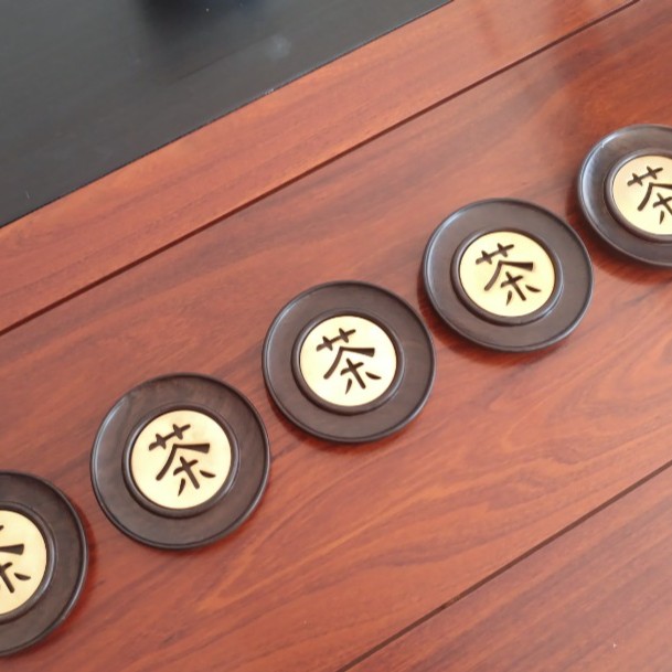 黑檀木杯垫yuu-76实木托垫高端杯垫