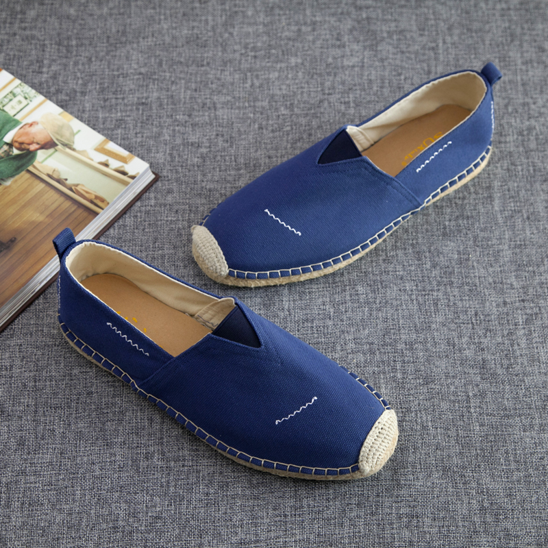 suxinlv/素心履原创简约麻底鞋渔夫鞋男6-11