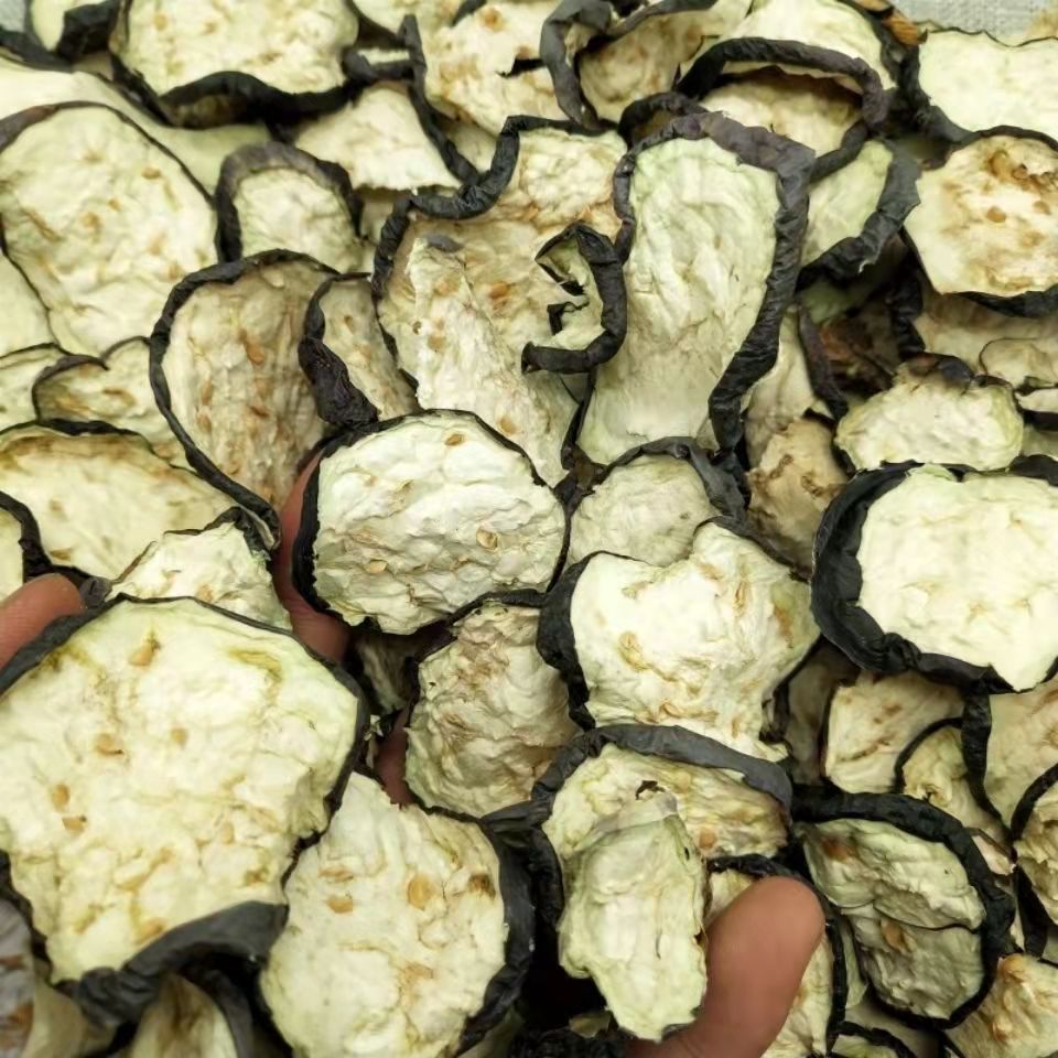 农家茄子干茄子片 干菜茄子条脱水蔬菜农户自晒 茄子干货特产