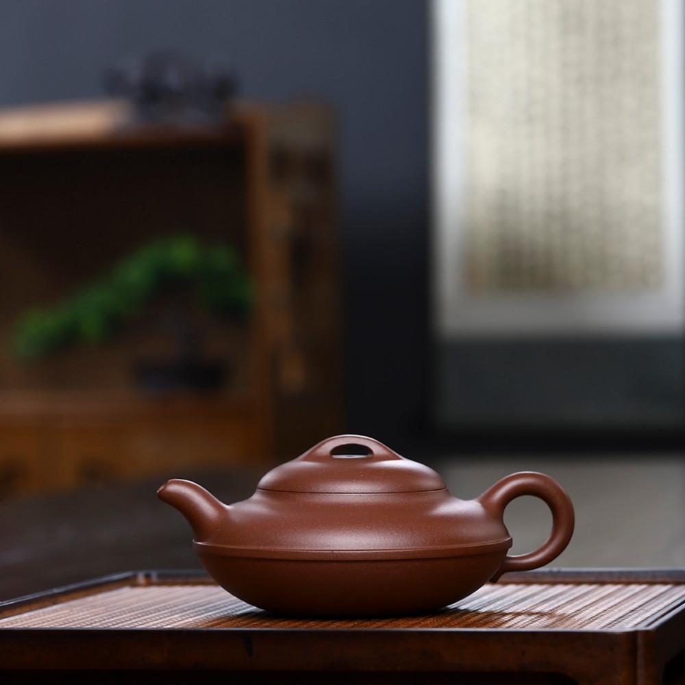 识砂出品清水泥系列之半手工线圆壶容量260cc