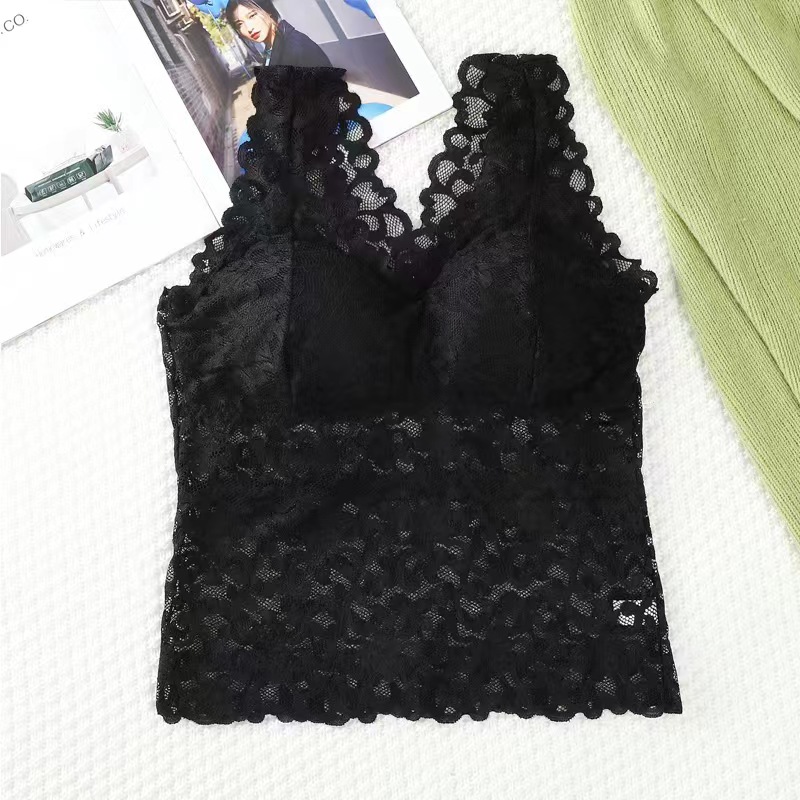 春夏蕾丝小吊带美背可拆卸女背心网红时尚百搭打底舒适