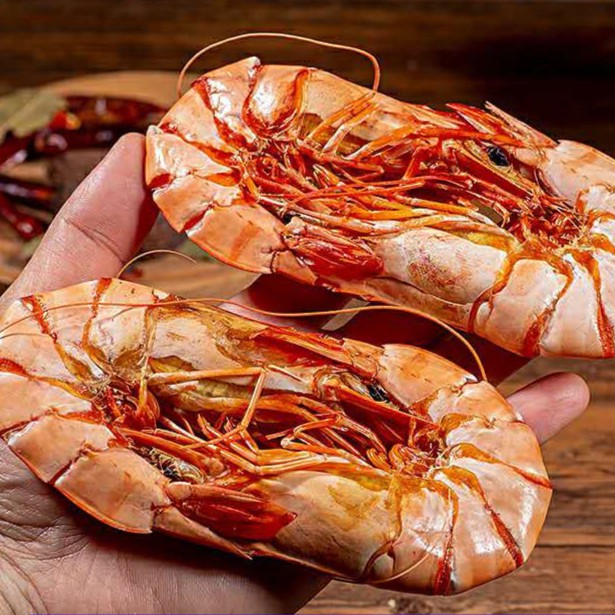 【九节虾】大号对虾中号斑节虾淡口海虾干零添加零食虾250g-500g